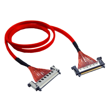 LCD LVDS Cable 30 40 50 PIN التجميع